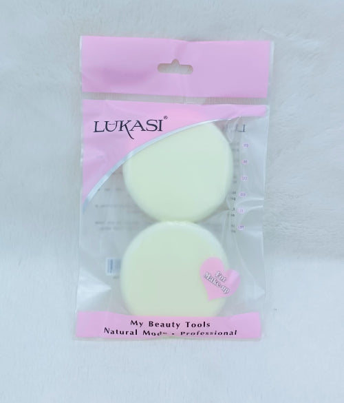 Women Round Lukasi Face Powder Puff