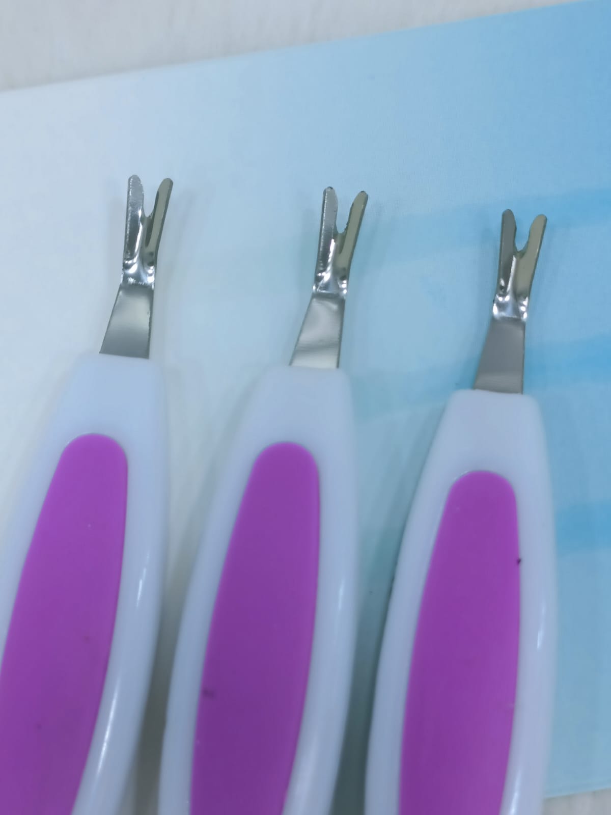 Rubber Tip Cuticle Pusher Plastic Nail Art Tool precise cuticle care