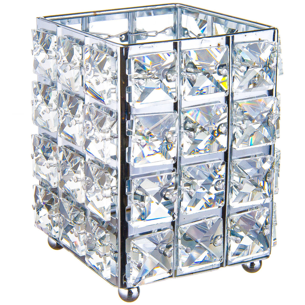 Miaowater Makeup Brush Holder Organizer in a silver