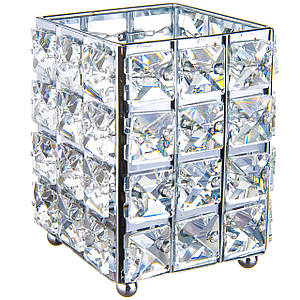 Miaowater Makeup Brush Holder Organizer in a silver