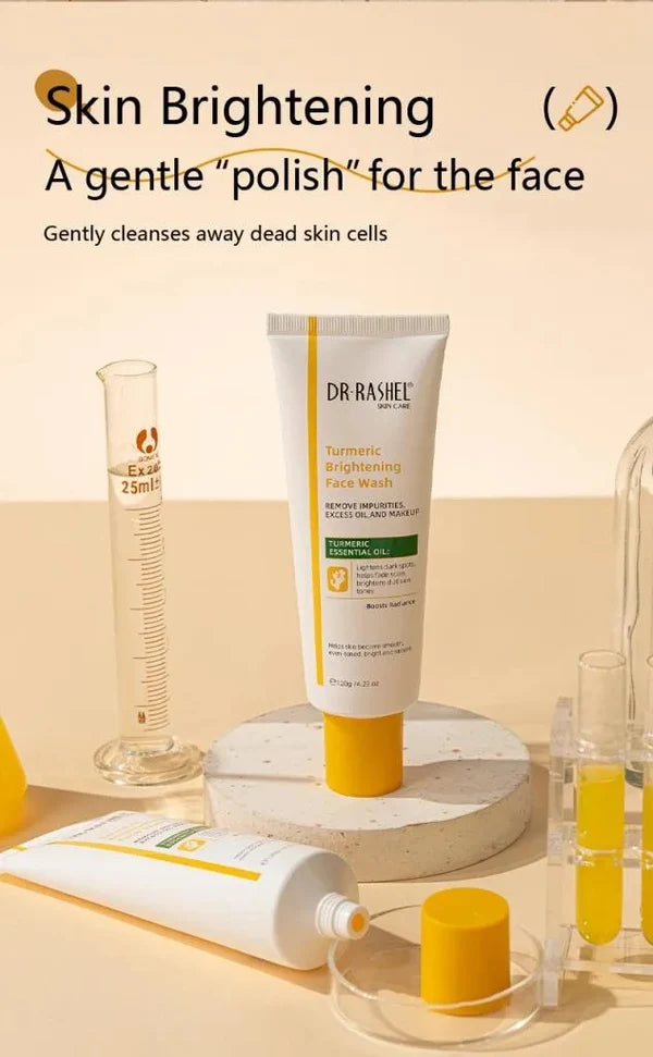DR.Rashel Skin Care Lightens Dark Spots Turmeric Brightening Face Wash 120g