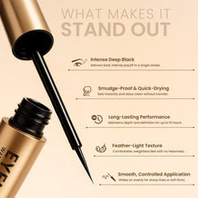 TEEN.TEEN Platinum Infinite Black Waterproof EYELINER Non-Transfer PERFECT EYES Eyeliner up to 36 HOURS