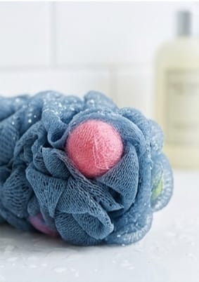 Super Soft Bath Loofah – Gentle Mesh Exfoliating Back Scrubber