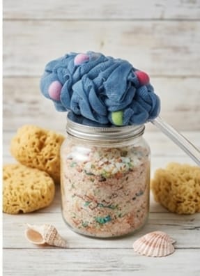 Super Soft Bath Loofah – Gentle Mesh Exfoliating Back Scrubber
