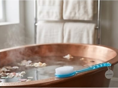 2-in-1 Loofah with Handle Body Brush – Ultimate Bath & Shower Essential