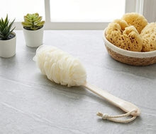 Long Handle Bath Shower Brush – Soft Nylon Mesh Back Scrubber