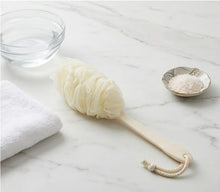 Long Handle Bath Shower Brush – Soft Nylon Mesh Back Scrubber