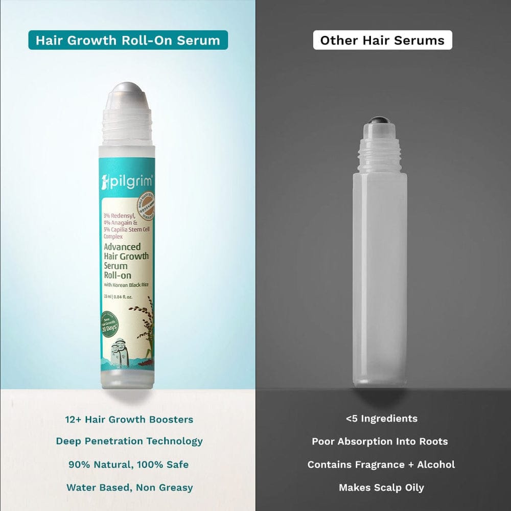 Pilgrim Advanced Hair Growth Serum Roll On (25 ml)