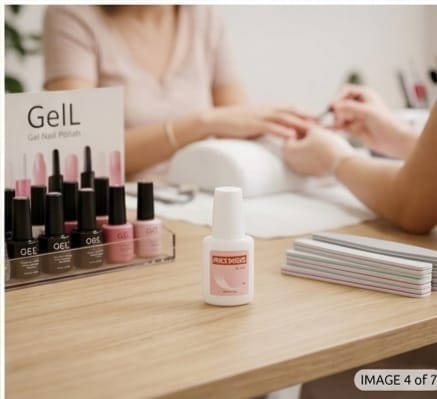 Nail Glue with Brush Applicator  Strong Adhesive for Artificial Nails, Press-On Nails & Nail Art