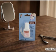 Nail Glue with Brush Applicator  Strong Adhesive for Artificial Nails, Press-On Nails & Nail Art