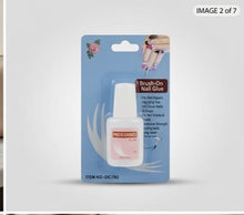 Nail Glue with Brush Applicator  Strong Adhesive for Artificial Nails, Press-On Nails & Nail Art