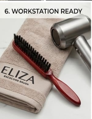 Hair Teasing Brush with Wooden Handle – Volume & Style Made Easy