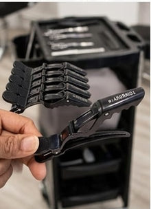 6PCS Professional Hair Clip – Strong Grip Crocodile Sectioning Clips