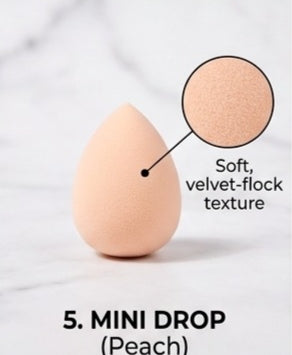 5pcs Mini Makeup Sponge Blender with Ball Case