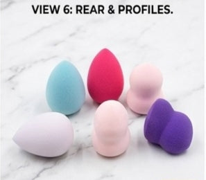 Mini Multicolor Beauty Blender Professional Small Makeup Sponge Set