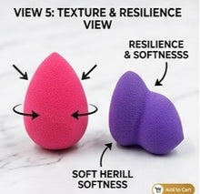 Mini Multicolor Beauty Blender Professional Small Makeup Sponge Set