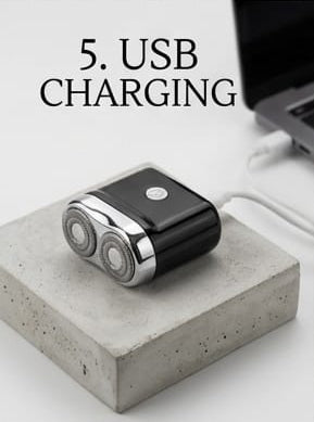 Mini Electric Shaver – Compact Grooming Anytime, Anywhere