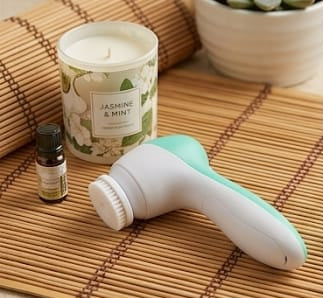 2-in-1 Portable Electric Facial Cleaner & Massager – Deep Clean & Glow