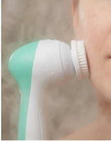 2-in-1 Portable Electric Facial Cleaner & Massager – Deep Clean & Glow