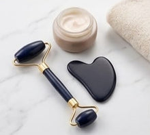 Jade Roller & Gua Sha Set – Natural Facial Massage Beauty Tool