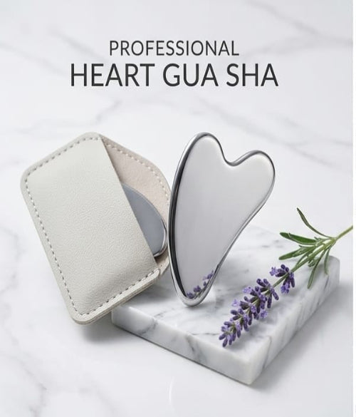 Stainless Steel Gua Sha Tool – Premium Metal Facial Massager