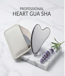 Stainless Steel Gua Sha Tool – Premium Metal Facial Massager