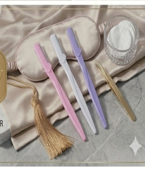 Eyebrow Razor & Facial Hair Remover – Set of 3