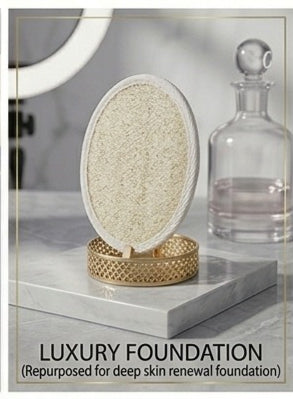 Disposable Natural Loofah Sponge Scrubber Brush