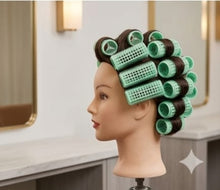 12 Pcs Plastic Hair Rollers (2.0 Size) – DIY Hair Styling Curlers