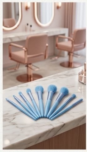 Travel Size Makeup Brush Set of 6