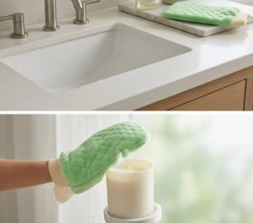 Bath Gloves for Body & Skin Care