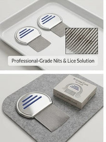 Stainless Steel Lice & Nits Removal Comb for Women, Men & Kids