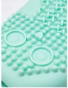 Silicone Body Scrubber Bath Sponge – 2 in 1 Body Brush Loofah