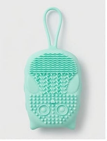 Silicone Body Scrubber Bath Sponge – 2 in 1 Body Brush Loofah