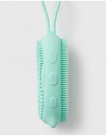 Silicone Body Scrubber Bath Sponge – 2 in 1 Body Brush Loofah