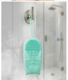 Silicone Body Scrubber Bath Sponge – 2 in 1 Body Brush Loofah