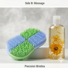 Silicone Bath Brush Body Scrubber – Easy to Clean & Gentle Care