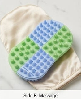 Silicone Bath Brush Body Scrubber – Easy to Clean & Gentle Care