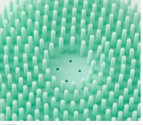 Soft Silicone Bath Brush With Shampoo Dispenser