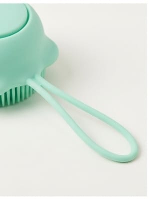 Soft Silicone Bath Brush With Shampoo Dispenser