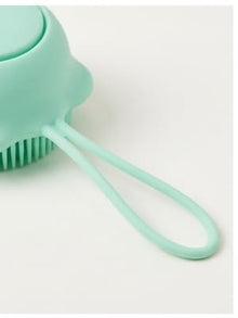 Soft Silicone Bath Brush With Shampoo Dispenser