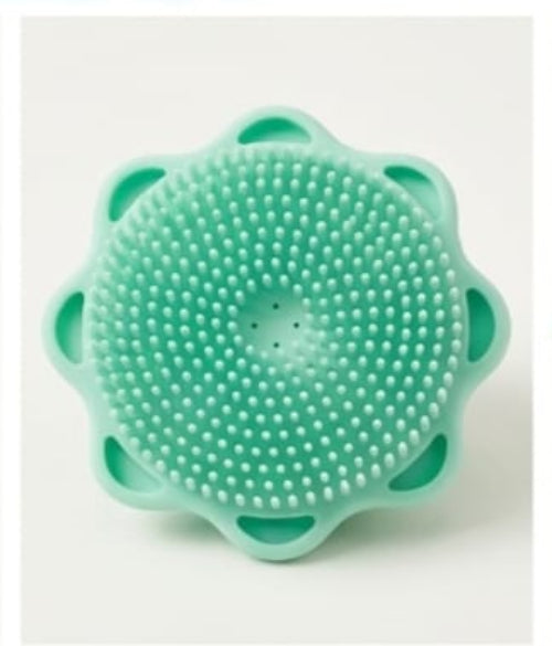 Soft Silicone Bath Brush With Shampoo Dispenser
