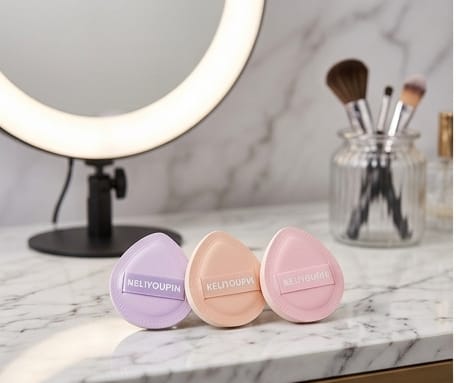 3 Pcs Finger Powder Puff – Mini Soft Makeup Sponges