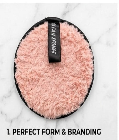 Women Soft Sponge Makeup Remover – Powder Puff Face Cleaner Cloth Pad