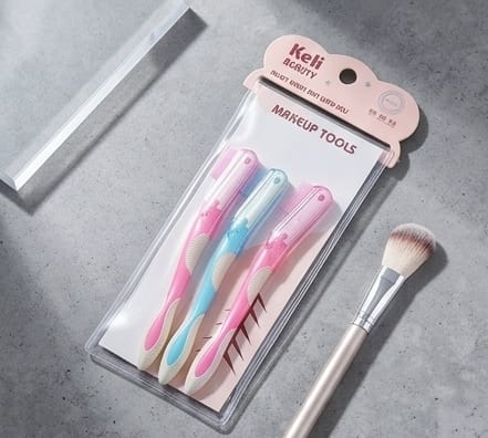 Face & Eyebrow Razor for Facial Hair Removal - Reusable & Painless Hair Remover for Women