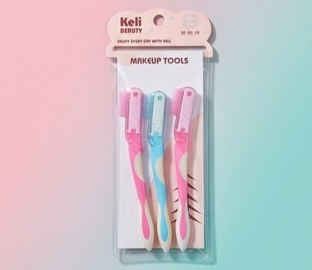 Face & Eyebrow Razor for Facial Hair Removal - Reusable & Painless Hair Remover for Women