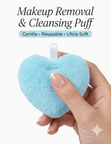 Heart Shaped Skin Care Sponge – Makeup Removal & Cleansing Puff