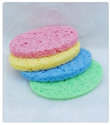 4 Pcs Soft Facial Cleansing Sponge & Makeup Wash Pads