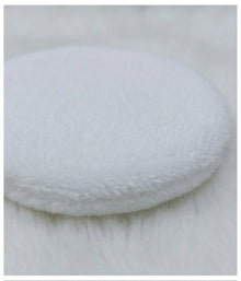 Makeup Powder Puff with Strap – Blush &  Loose Powder Blending Puff (White)