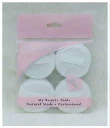 Makeup Powder Puff with Strap – Blush &  Loose Powder Blending Puff (White)